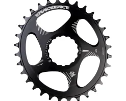 Race Face Narrow-Wide Oval CINCH Direct Mount Chainring (Black) (1 x 9-12 Speed) (Single) (28T) (3mm Offset/Boost)