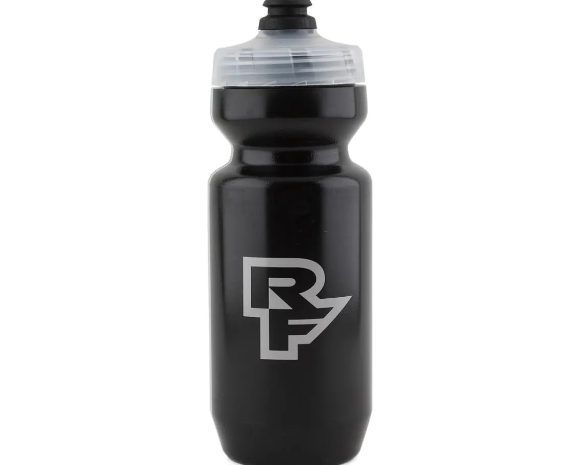 Race Face Purist Water Bottle w/ MoFlo Cap (Black) (22oz)