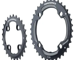 Race Face Turbine 11 Speed Chainrings (Black) (2 x 11 Speed) (64/104mm BCD) (Inner & Outer) (34/24T)
