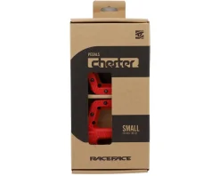 Race Face Chester Composite Platform Pedals (Red) (S)
