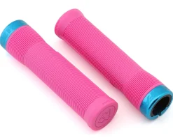 Race Face Chester Lock-On Grips (Magenta/Turquoise) (31mm)