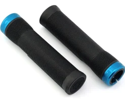 Race Face Chester Lock-On Grips (Black/Turquoise) (31mm)