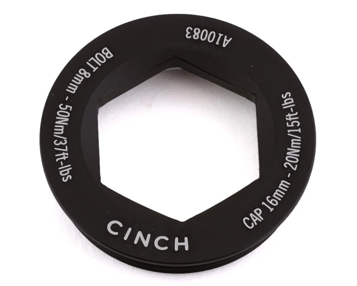 Race Face CINCH XC/AM Crank Puller Cap & Washer Set (Matte Black)