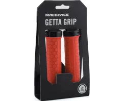 Race Face Getta Grips (Red/Black) (30mm)