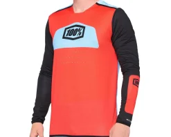 100% R-Core X Jersey Fluo (Red) (S)