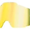 100% Replacement Lens (Gold Mirror/Smoke Anti-Fog) (For Racecraft/Accuri/Strata)