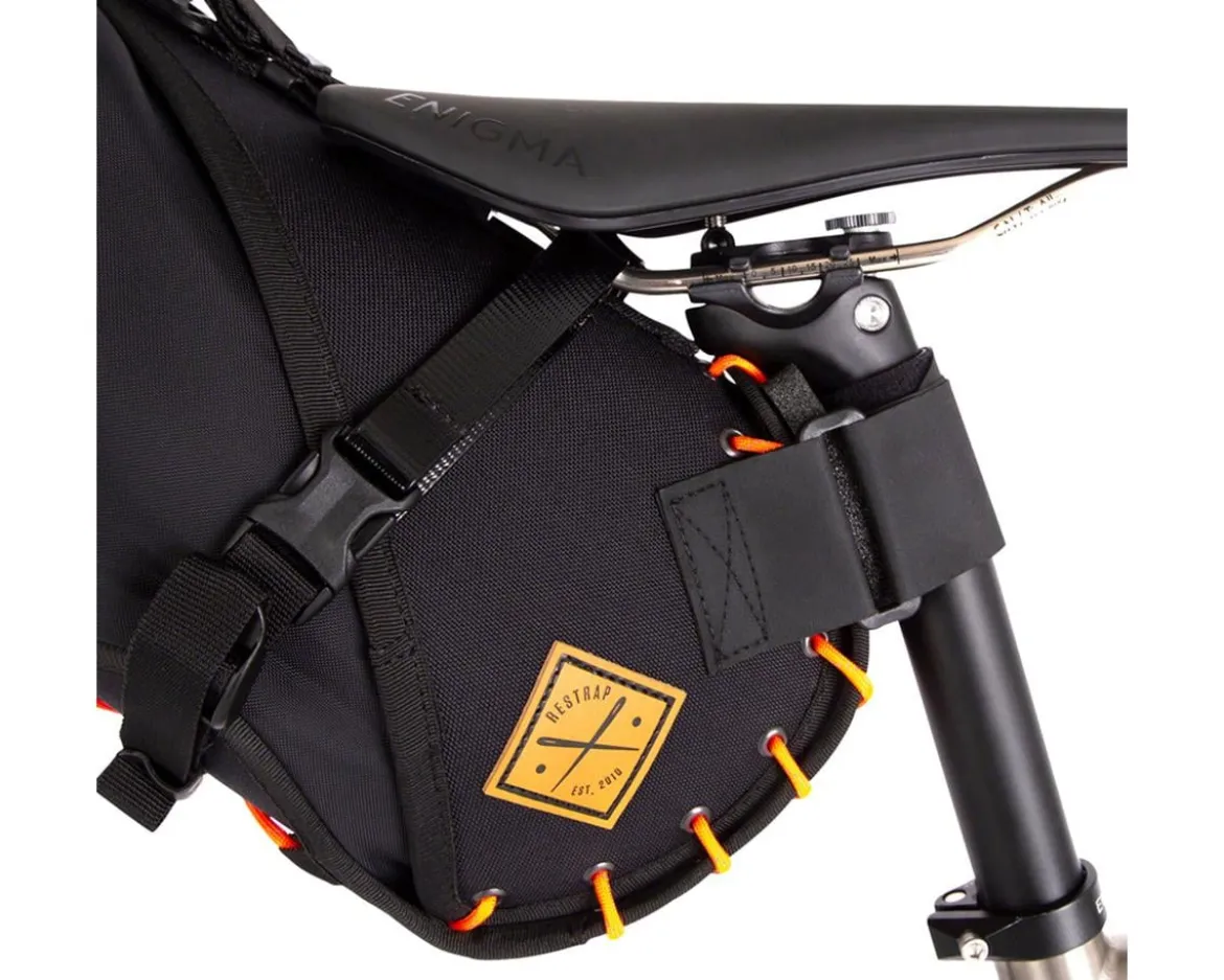 Restrap Seat Bag (Black/Orange) (Small) (8L)