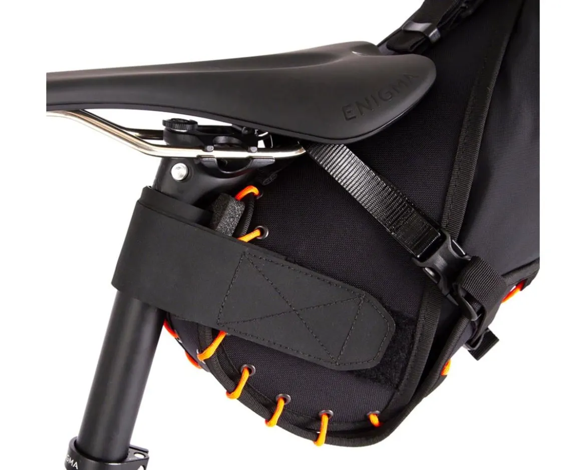 Restrap Seat Bag (Black/Orange) (Small) (8L)