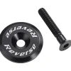 Reverse Components Alloy Ahead Top Cap with Screw (Black)