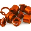 Reverse Components Chainring Bolt Set (Orange) (4 Pack)
