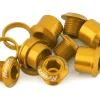 Reverse Components Chainring Bolt Set (Gold) (4 Pack)