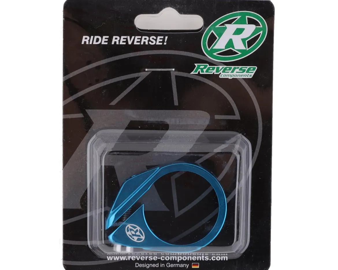 Reverse Components Seatpost Clamp (Blue) (34.9mm)