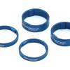 Reverse Components Ultralight Headset Spacer Set (Blue) (4)