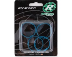 Reverse Components Ultralight Headset Spacer Set (Light Blue) (4)