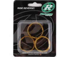 Reverse Components Ultralight Headset Spacer Set (Gold) (4)
