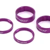 Reverse Components Ultralight Headset Spacer Set (Purple) (4)