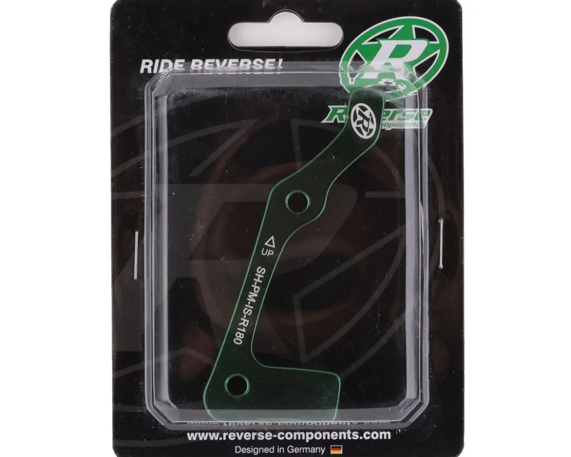 Reverse Components Disc Brake Adapters (Green) (IS Mount | Shimano) (180mm Rear)