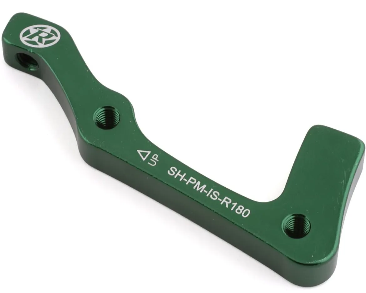 Reverse Components Disc Brake Adapters (Green) (IS Mount | Shimano) (180mm Rear)