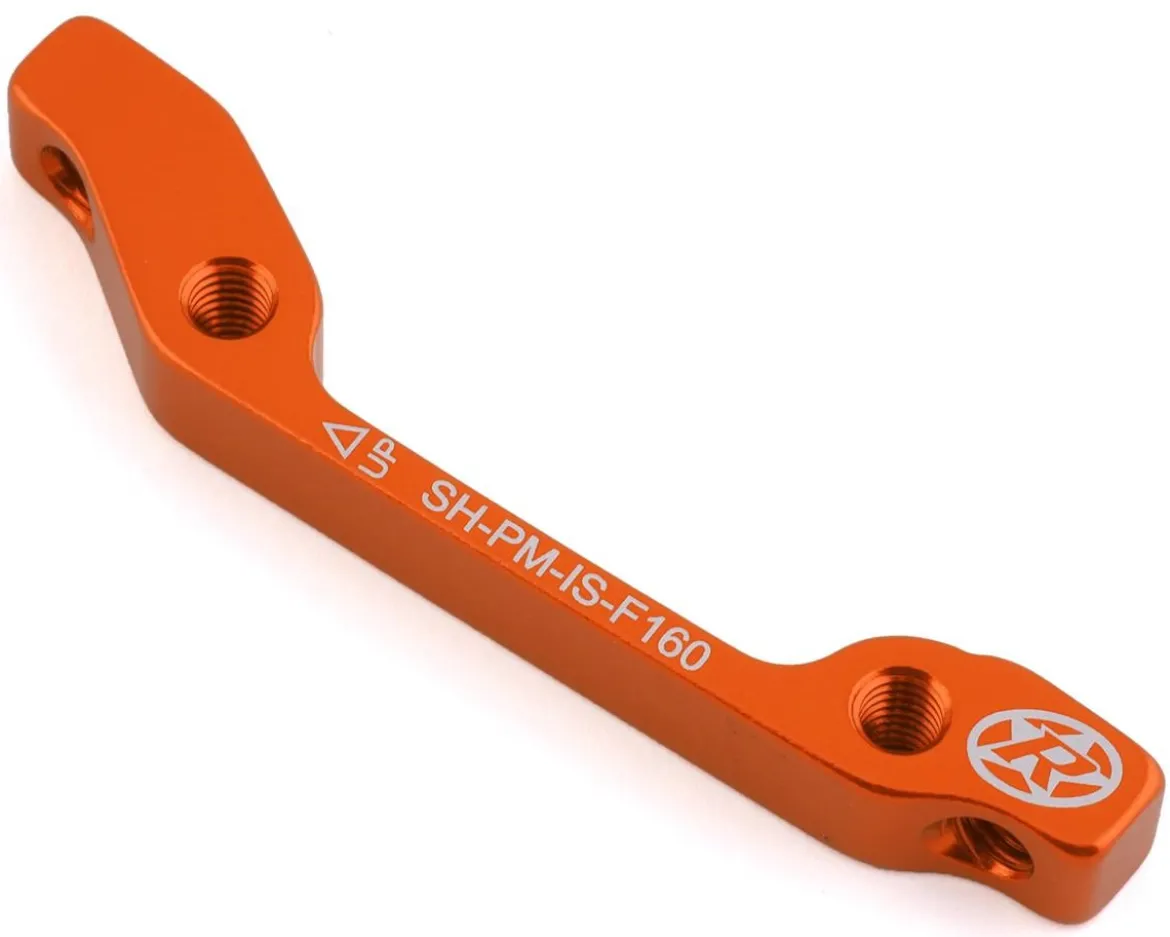Reverse Components Disc Brake Adapters (Orange) (IS Mount) (160mm Front, 140mm Rear)