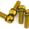 Reverse Components Disc Brake Caliper Bolts (Gold) (M6 x 18) (4)