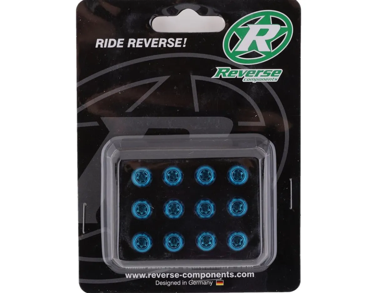 Reverse Components Disc Rotor Bolts (Blue) (M5 x 10) (12)