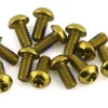 Reverse Components Disc Rotor Bolts (Gold) (M5 x 10) (12)