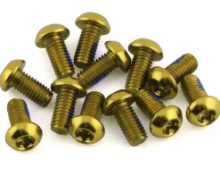Reverse Components Disc Rotor Bolts (Gold) (M5 x 10) (12)