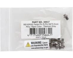 Reverse Components R-Pins M4 Pedal Pins (Grey) (16 Pack) (Escape + Escape Pro) (Aluminum)