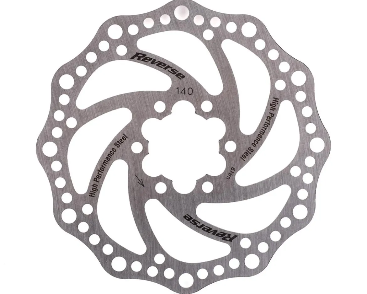 Reverse Components Steel Disc Rotor (Silver) (140mm)