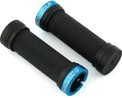 Reverse Components Youngstar Lock-On Grips (Black/Light Blue)