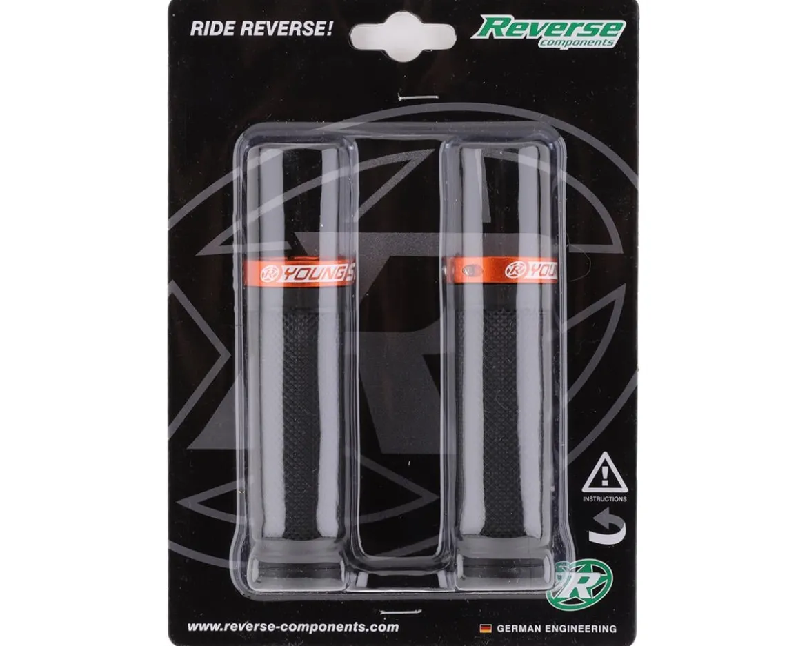 Reverse Components Youngstar Lock-On Grips (Black/Orange)