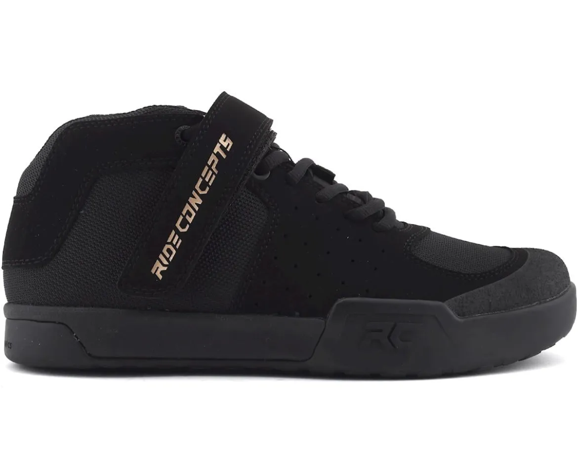 Ride Concepts Wildcat Women's Flat Pedal Shoe (Black/Gold) (5)