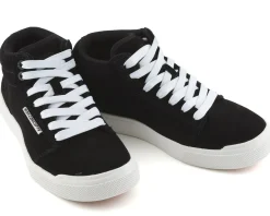 Ride Concepts Youth Vice Mid Flat Pedal Shoe (Black/White) (2)