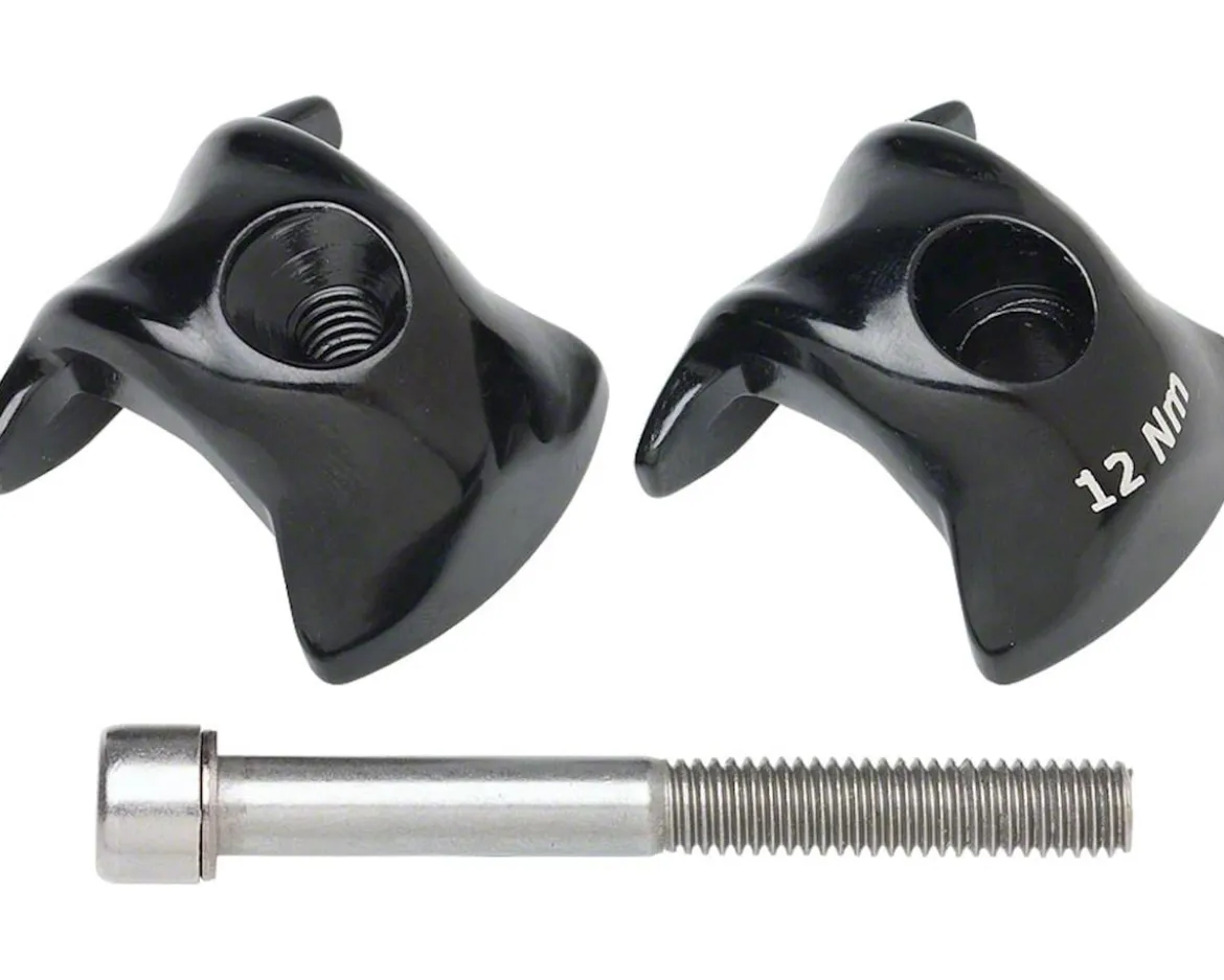 Ritchey Alloy 1-bolt Seatpost Clamp Kit (Black) (7x9.6mm Rails)