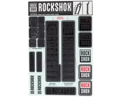 RockShox Decal Kit (35m) (Stealth Black)