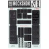 RockShox Decal Kit (35mm) (Dual Crown) (Stealth Black)