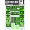 RockShox Fork Decal Kit (Green) (For BoXXER and Domain Forks)