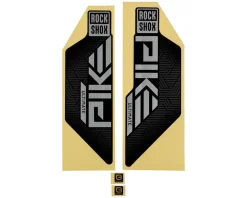 RockShox Fork Decal Kit (Pike Ultimate) (Matte Silver Foil For Gloss Black) (27.5/29") (2023+)