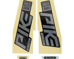 RockShox Pike Ultimate Decal Kit (Gloss Rainbow for Gloss Black Lowers)