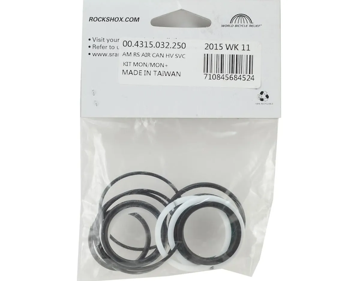 RockShox Rear Shock Air Can 50 Hour Basic Service Kit (2012 Monarch/Monarch Plus High Volume)
