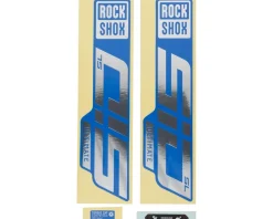 RockShox SID SL Ultimate Decal Kit (Gloss Polar for Blue Lowers)