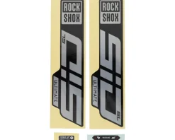 RockShox SID SL Ultimate Decal Kit (Gloss Rainbow for Gloss Black Lowers)
