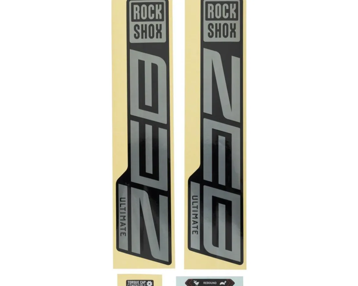 RockShox ZEB Ultimate Decal Kit (Gloss Rainbow for Gloss Black Lowers)