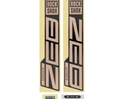 RockShox ZEB Ultimate Decal Kit (Matte Copper for Gloss Black Lowers)