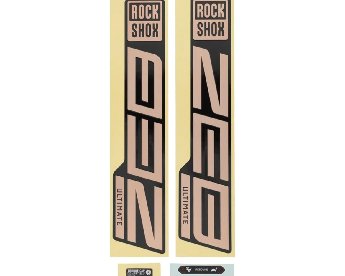 RockShox ZEB Ultimate Decal Kit (Matte Copper for Gloss Black Lowers)