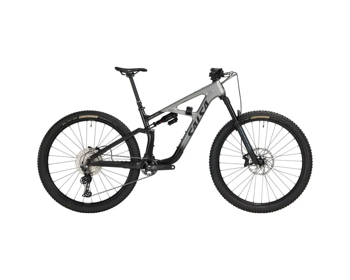 Salsa Blackthorn 125 C Deore 12 Mountain Bike (Coffee Black/Smoke) (S)