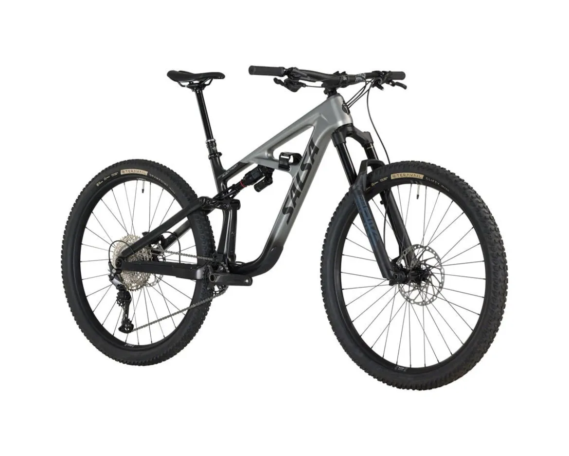 Salsa Blackthorn 125 C Deore 12 Mountain Bike (Coffee Black/Smoke) (S)