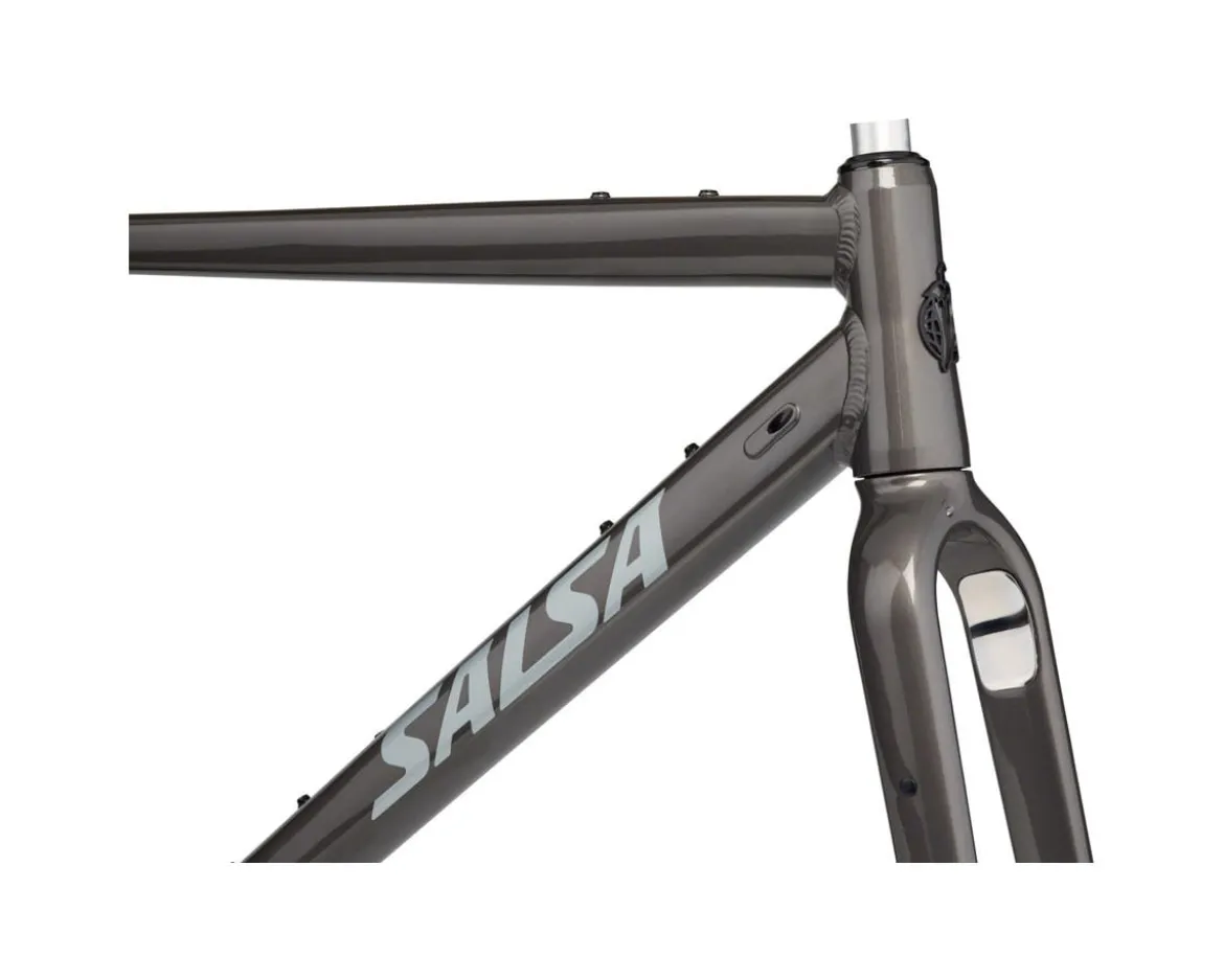 Salsa Stormchaser Gravel Frameset (Metallic Black) (49cm)