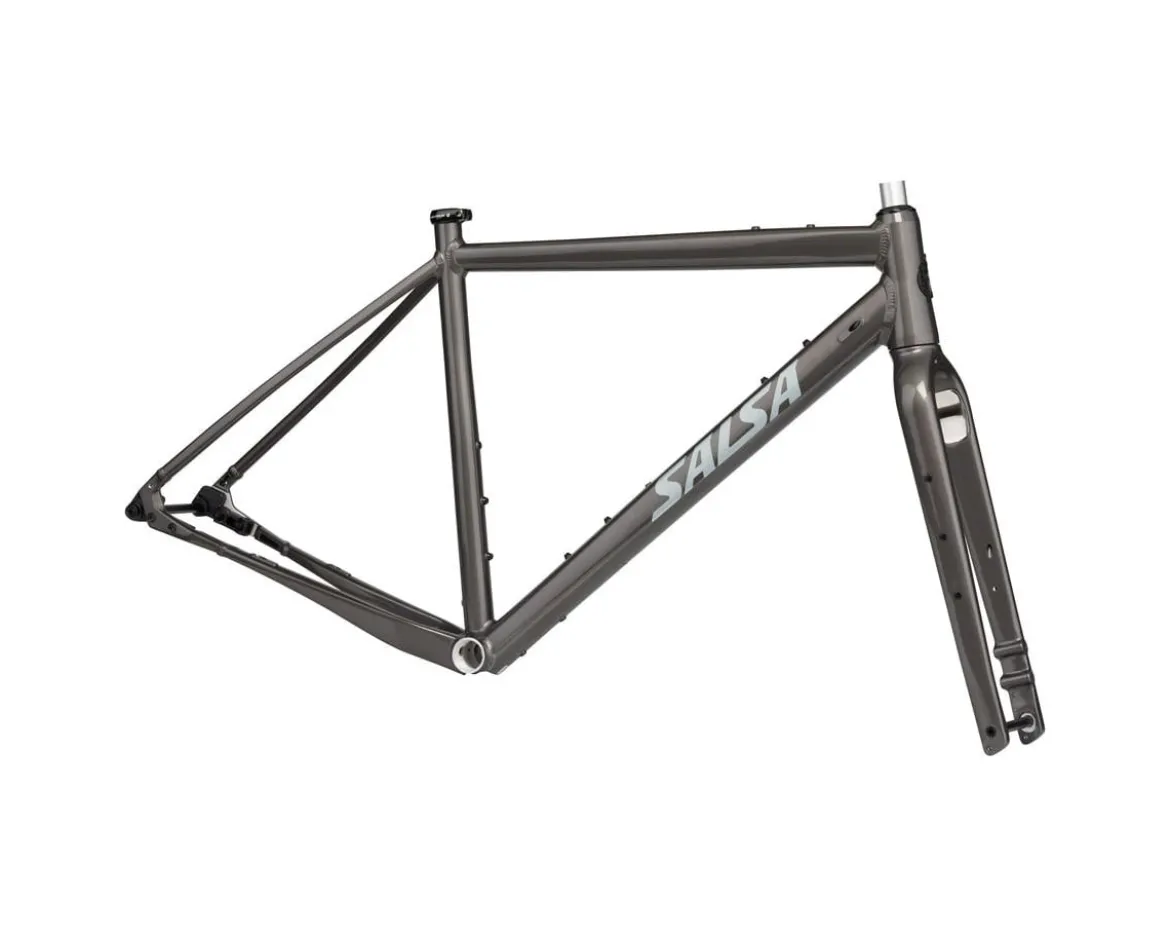 Salsa Stormchaser Gravel Frameset (Metallic Black) (49cm)