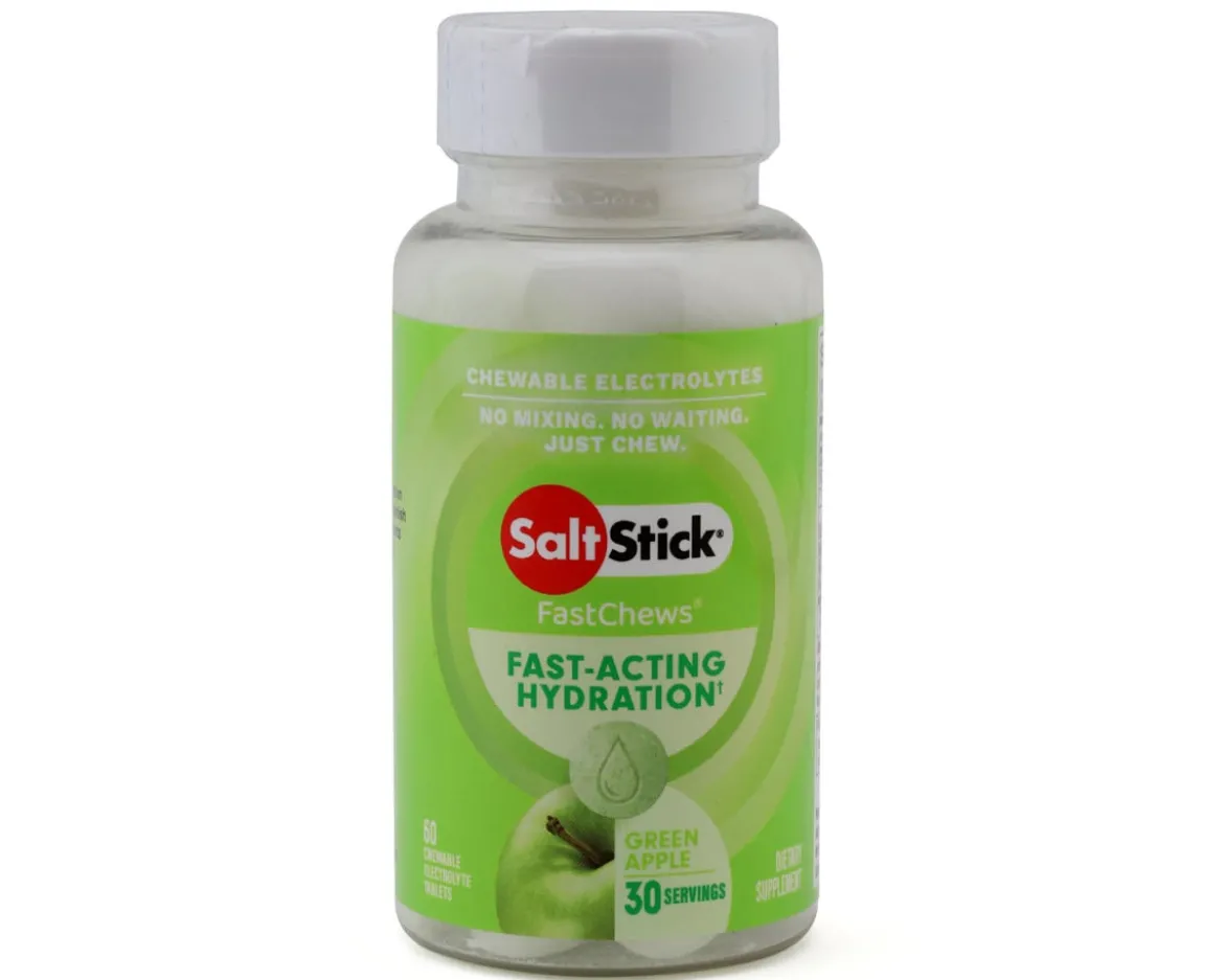 Saltstick Fastchews Chewable Electrolyte Tablets (Green Apple) (1 | 60 Tablet Bottle)
